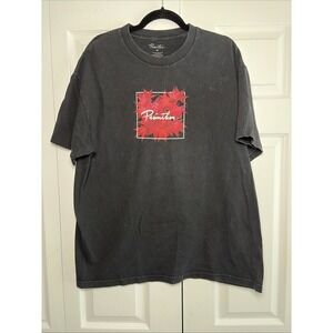 Primitive Skateboarding Leaf Graphic Tee Mens Black Skater Cotton Size XL Grunge